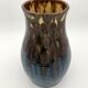 Old enamelled sandstone vase, by Joseph Talbot, Sandstone of La Borneé - 1930s