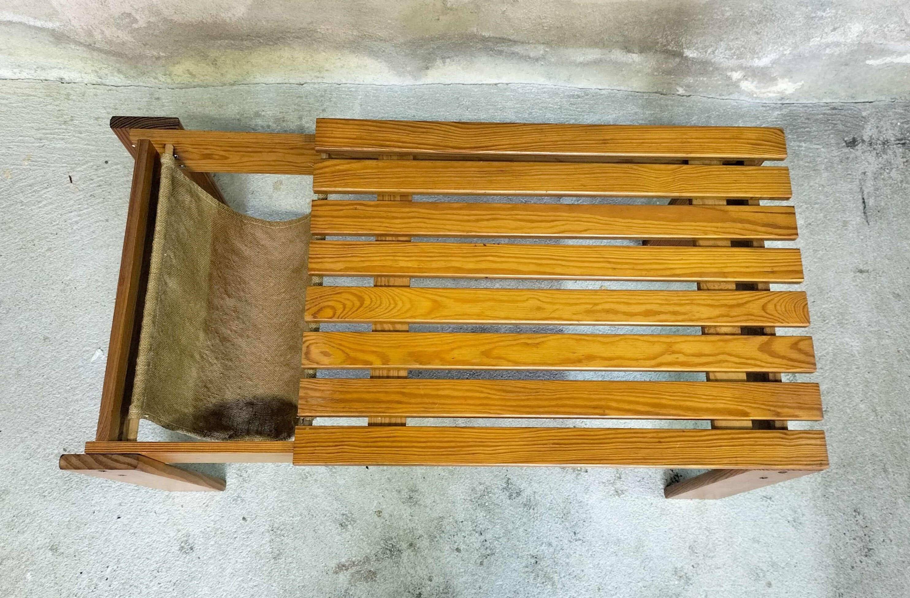 Vintage wooden coffee table