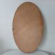 Antique oval mirror with bevelled glass