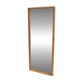Scandinavian oak mirror "792 Profil", Nybrofabriken, Sweden, 1960