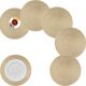 Lot of 6 sets of african table in natural raphia
