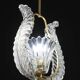Charming Murano Glass Art Deco Pendant Chandelier by Ercole Barovier, 1940s