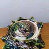 Sucrier coquillage en barbotine