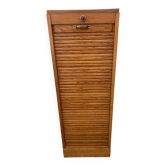File cabinet with notary curtain