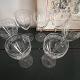 Large crystal glasses