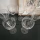 Grands verres en cristal