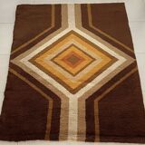Wool rug series Grafik 100 by S. Doege, Germany 70s