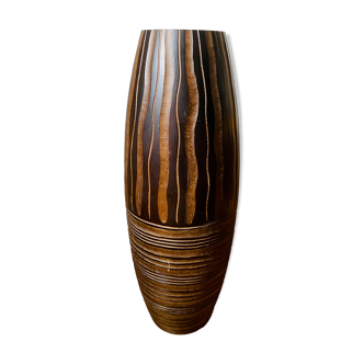 Wooden vase