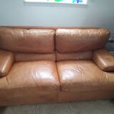 1970s leather sofa