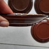 Hand painted pottery plates