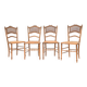 4 chaises cannées