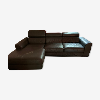 Leather sofa