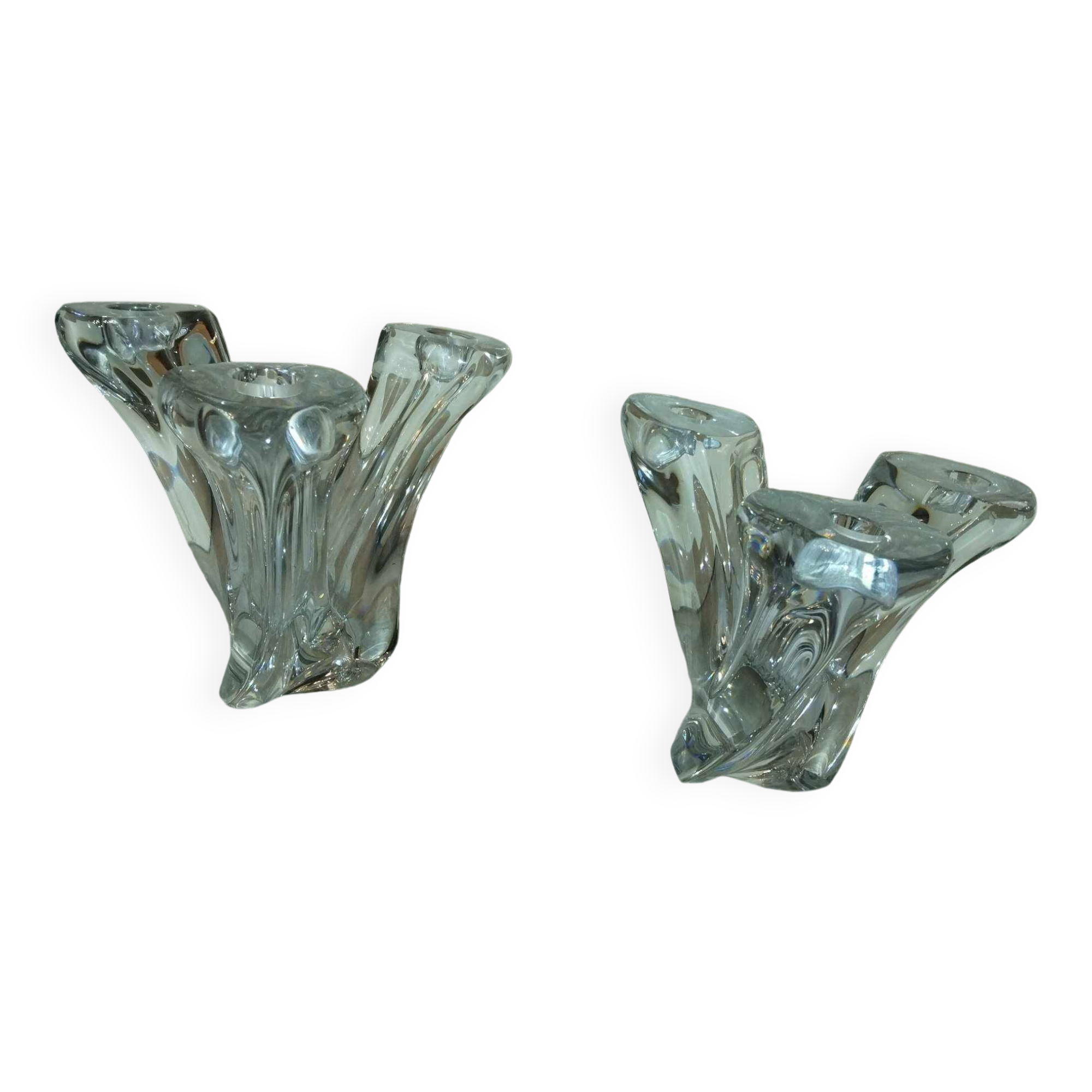 2 large crystal chandeliers from the 50s/60s.