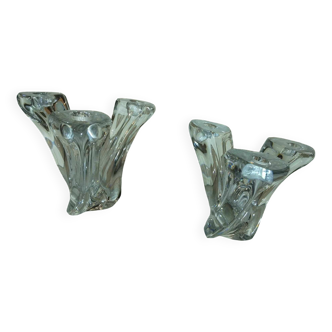 2 large crystal chandeliers from the 50s/60s.