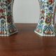 Pair of polychrome Delft earthenware vases, Holland, 1960s