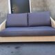 Yamakado hiroyuki sofa in woven wicker