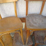 Lot of 5 old bistro Thonet chairs