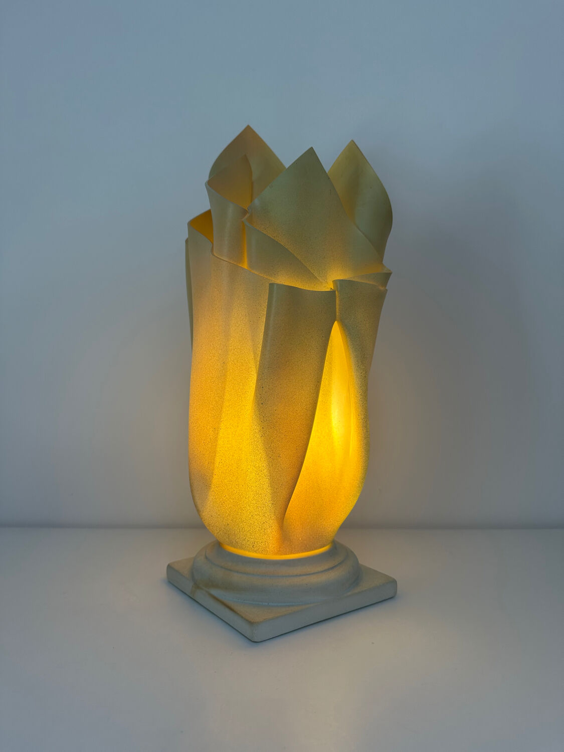 Lampe à poser mouchoir vintage