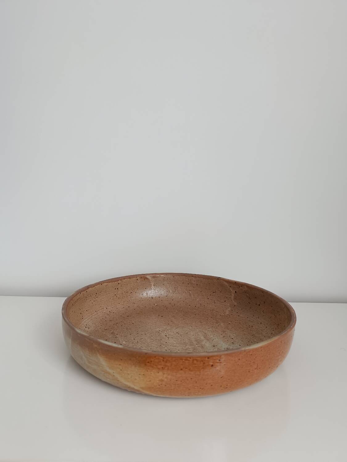 Grand plat - saladier en grès vintage