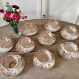 Royal Albert Fine Bone China Tea or Coffee Cups and Milk Jug Set of 9