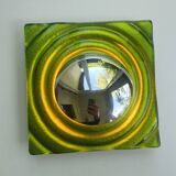 Pair of futuristic designer wall lights