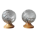 Pair of vintage globe lamps from the 1990s