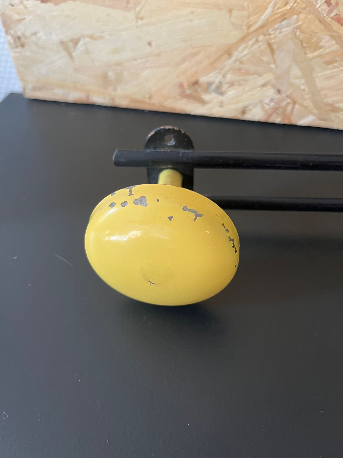 Vintage metal coat rack