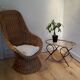 Table basse rotin