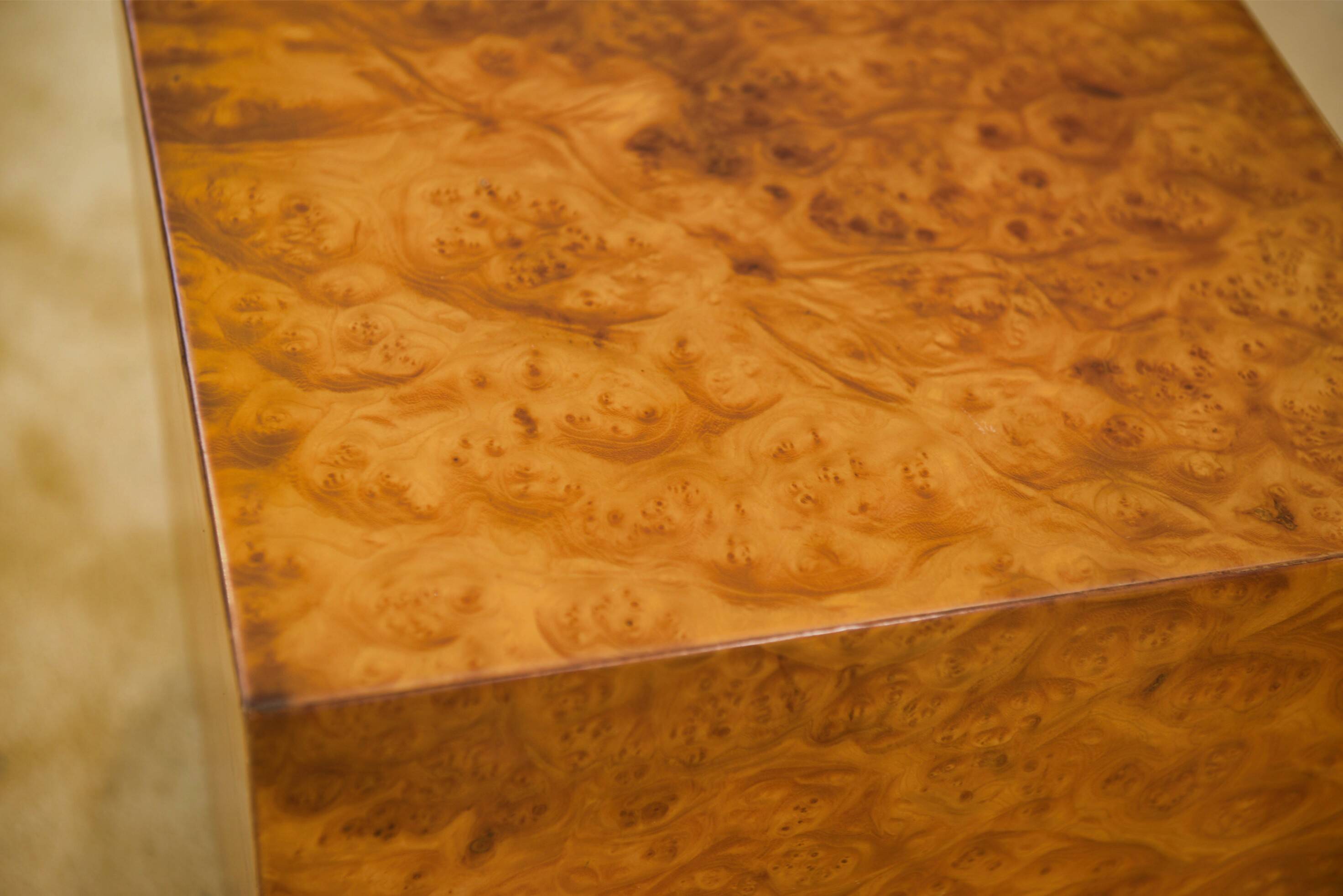 Elm burl stool from the 1970s