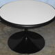 Coffee table round double-sided tray and tulip foot 70s