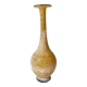 Black and Yellow Scavo Glass Bottle Vase attr. to Gino Cenedese, Italy