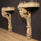 Pair of Venetian consoles from the 1950s