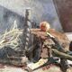 Oil on canvas still life 60s vintage