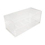 Acrylic coffee table with drawer, plexiglass lucite