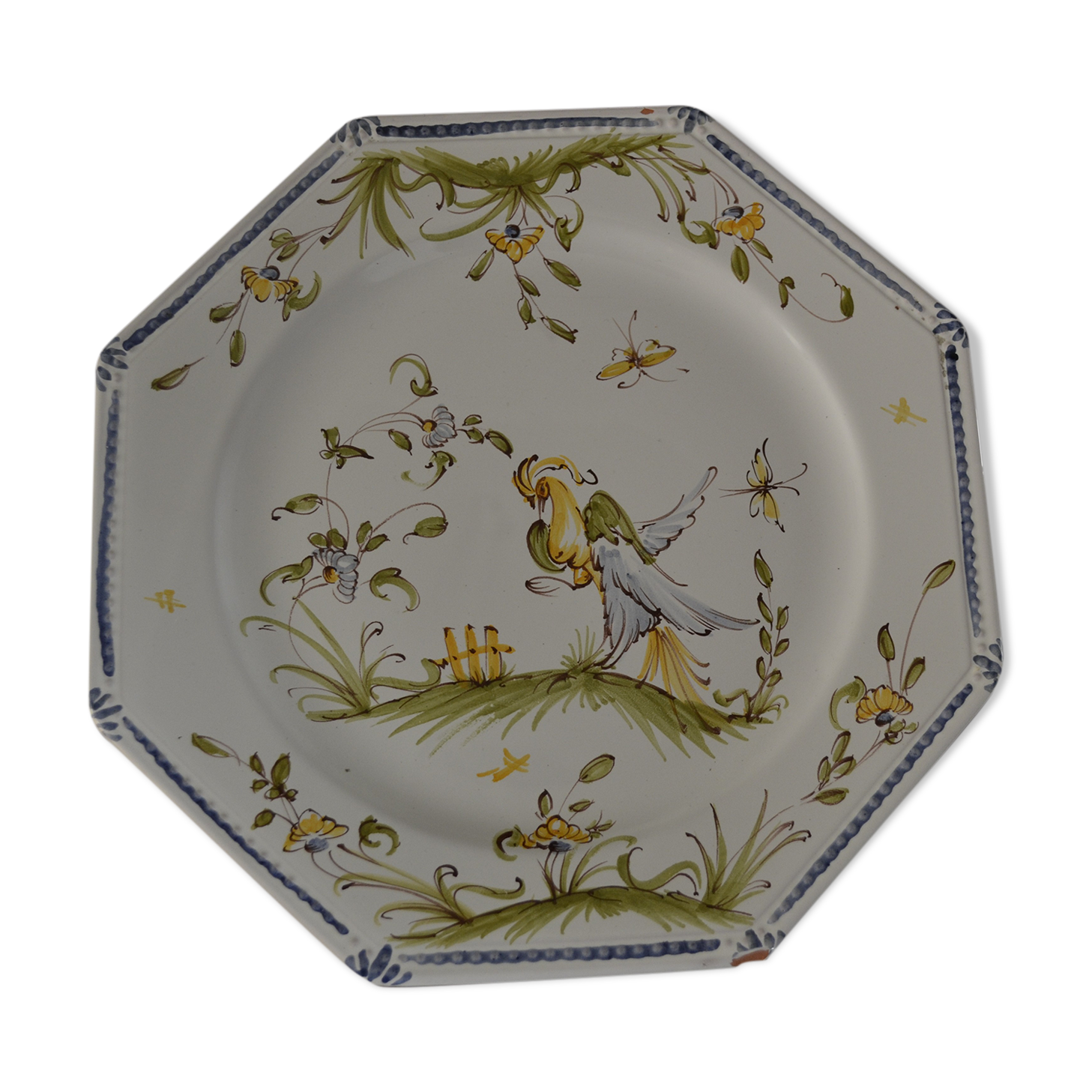 Decorative plate of moutiers