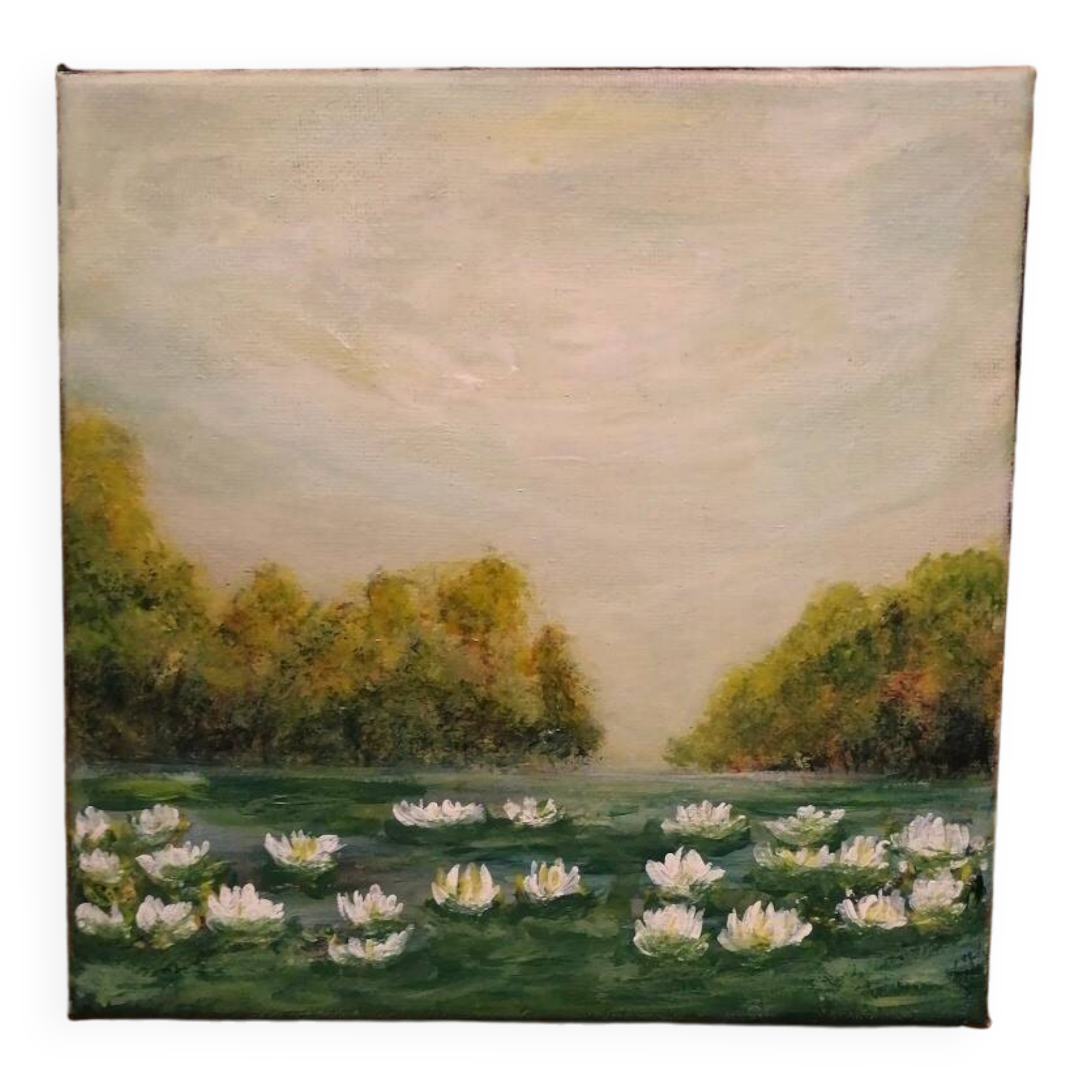 landscape painting classic modern art signed and delivered with its certificate