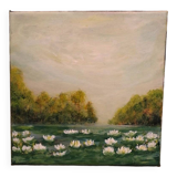 landscape painting classic modern art signed and delivered with its certificate