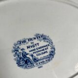 The Hunter Myott Blue Oval Dish