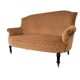 Vintage salmon pink sofa / two-seater