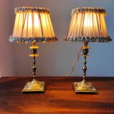 Paire de lampes anciennes