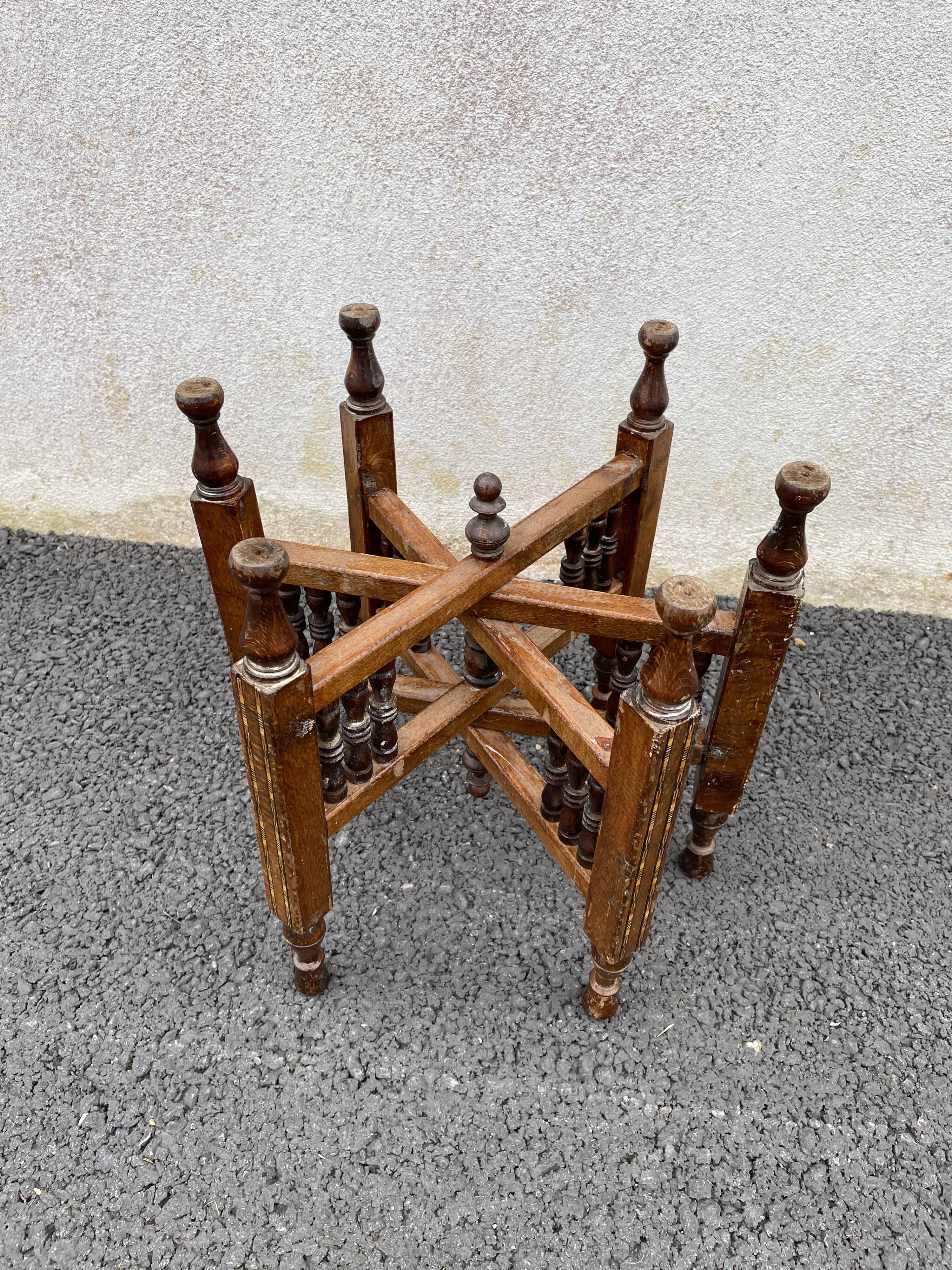 Moroccan tea table h35 x d38