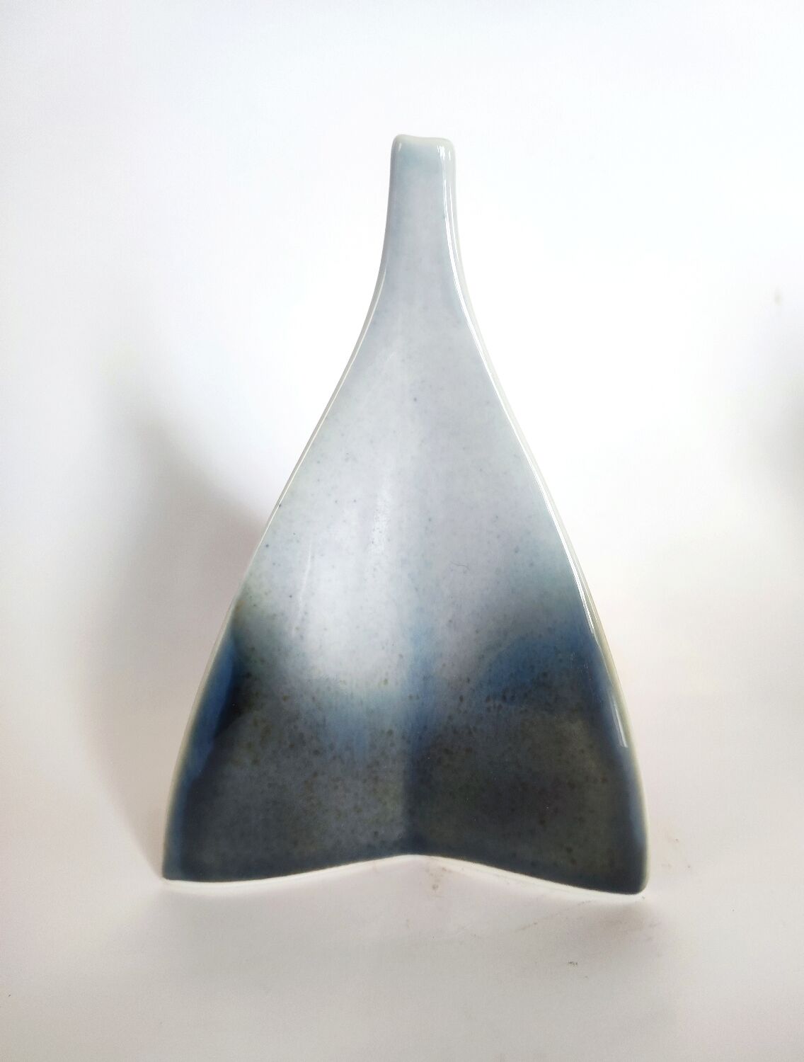 Porcelain vase signed Virebent