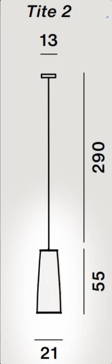 Tite 2 foscarini pendant light - design marc sadler