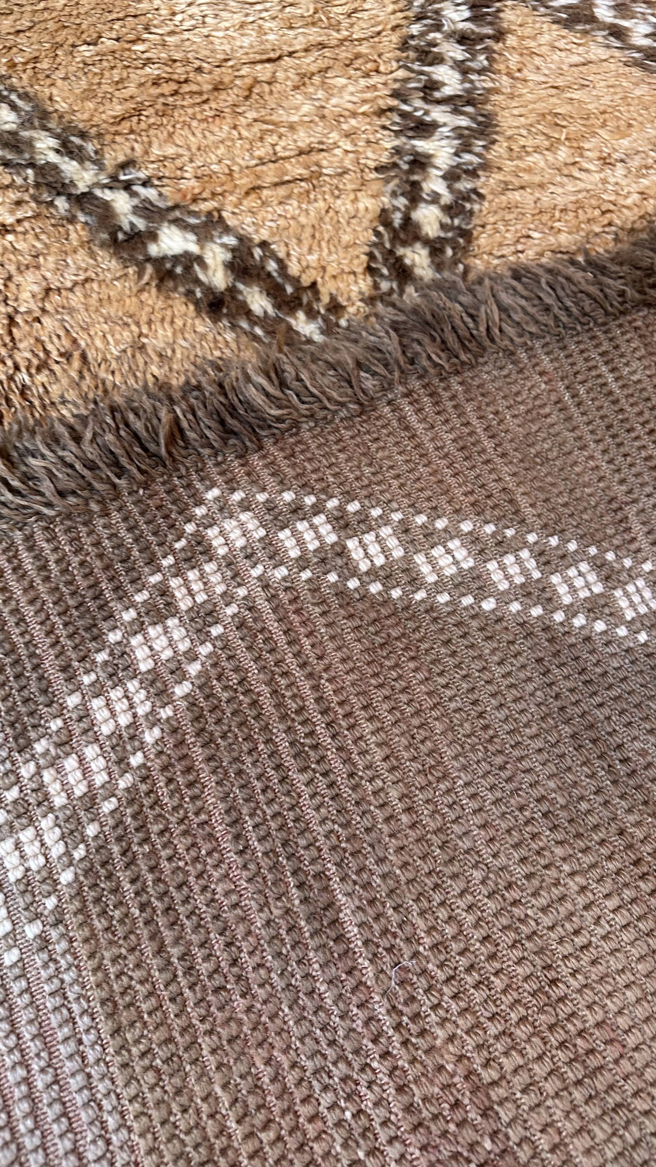 Marmoucha beige Berber rug - 424 x 170 cm