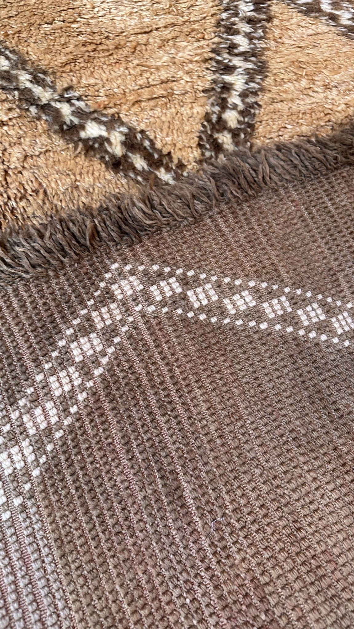 Marmoucha beige Berber rug - 424 x 170 cm