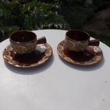 Service large lunch cups Vallauris