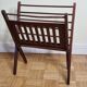 Folding teak magazine holder by Cees Braakman