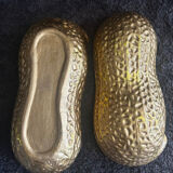 Vintage 1960s-70s ceramic peanut box