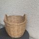 Basket, old Dame Jeanne basket, vintage and artisanal
