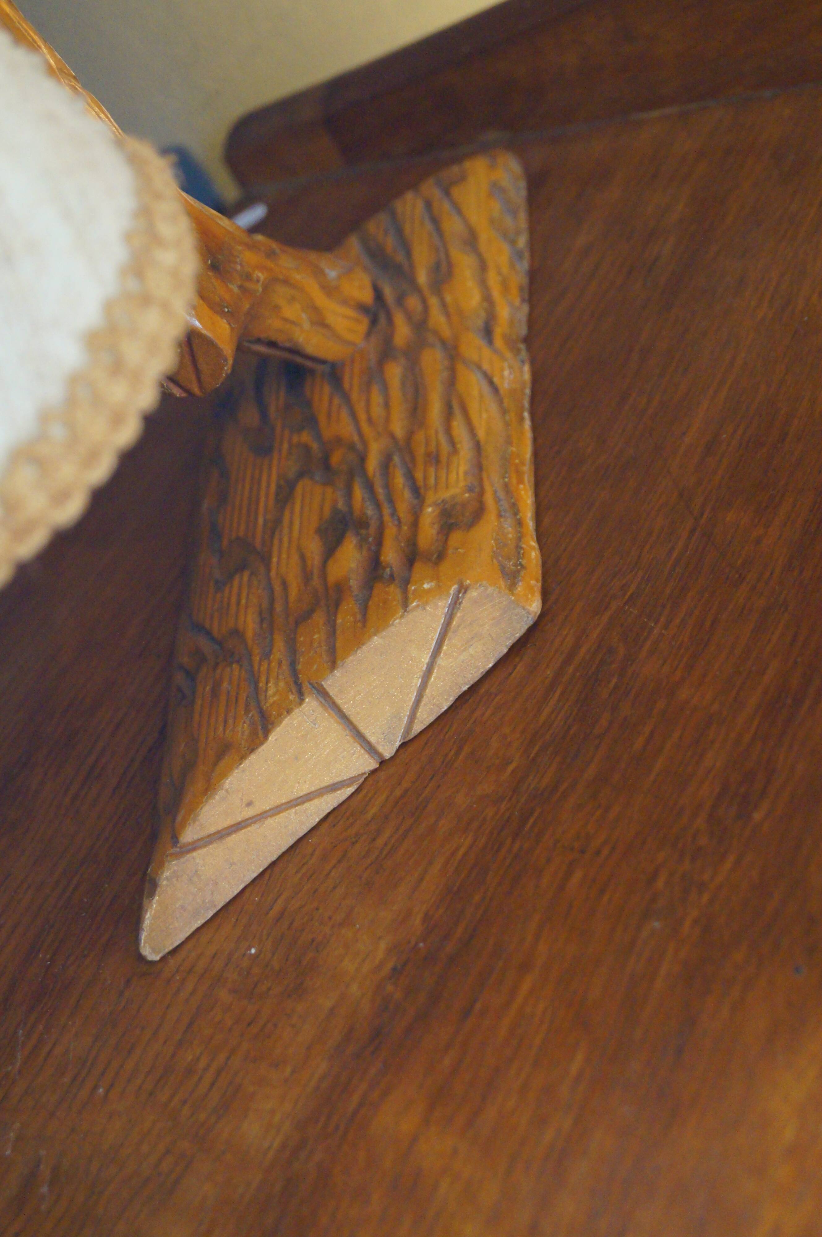 Wooden bird lamp 1940